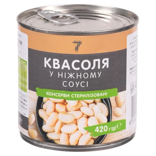 Квасоля Семерка у ніжному соусі 420г