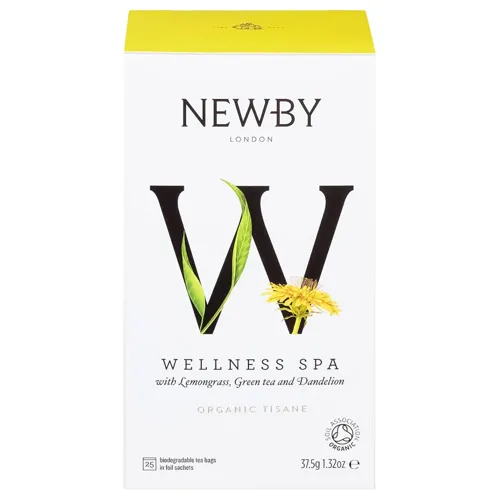 Чай зелений Newby Wellness Spa з травами 37г
