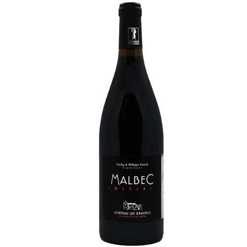 Вино Chateau Les Grauzils Malbec Initial червоне сухе 13,5% 0,75л