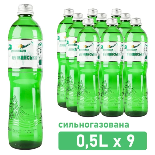 Вода мінеральна Лужанська-4 лікувально-столова 0,5л