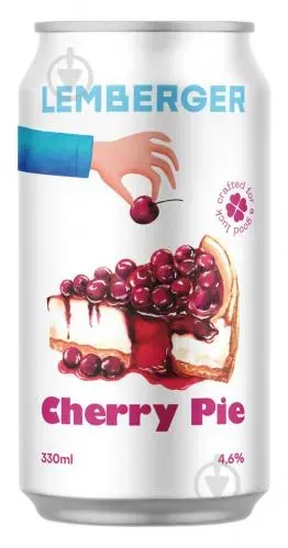 Пиво Lemberger Cherry Pie фруктове нефільтроване 4,6% 0,33л