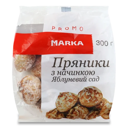 Пряники Вищого Ґатунку Яблуневий Сад, 0.3кг