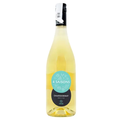 Вино 4 Saisons IGP Pays d'Oc Chardonnay біле сухе 12,5% 0,75л