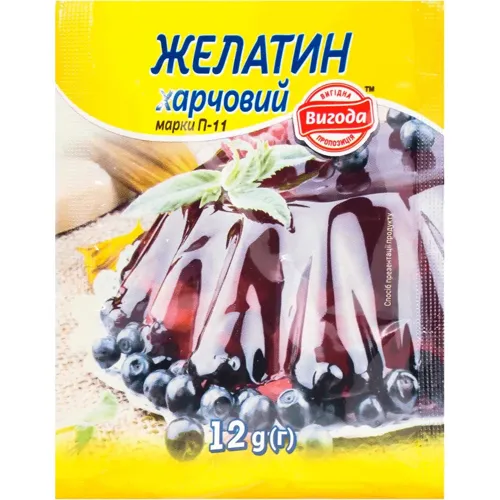 Желатин Вигода харчовий 12г