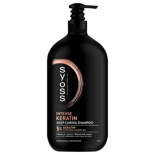 Шампунь Syoss Keratin для ламкого волосся з блакитним лотосом 750мл