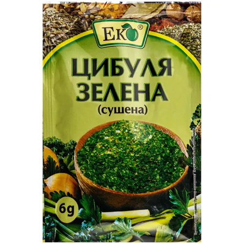 Цибуля Еко зелена сушена 6г