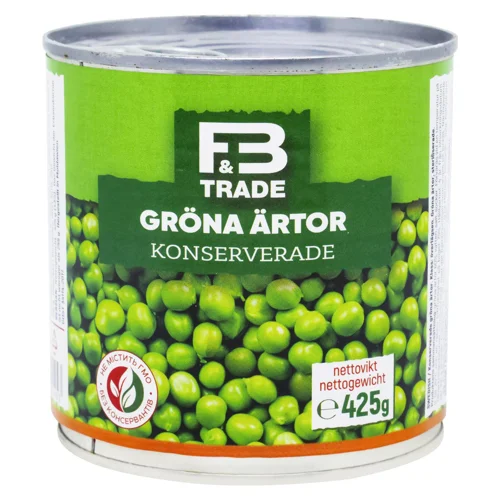 Горошок F&B Trade 425г