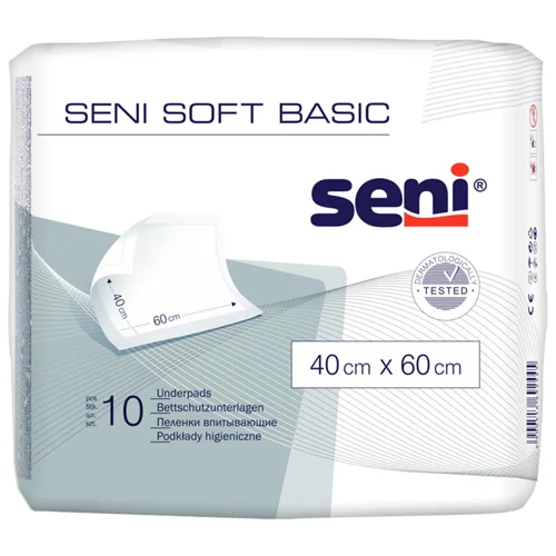 Пелюшки гігієнічні Seni Soft Basic 40х60см 10шт