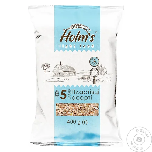 Пластівці асорті Holm's 5 злаків 400г
