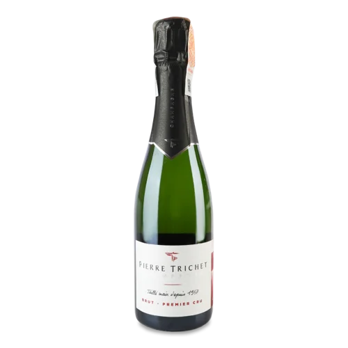 Шампанське Біле Сухе Brut Premier Cru Pierre Trichet в/ґ, 0.375л, 12%