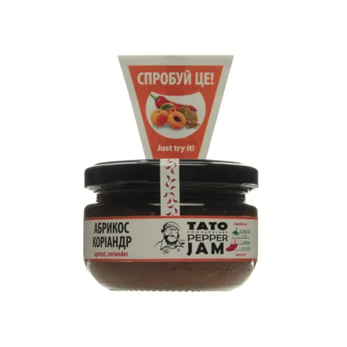 Соус-джем абрикос-коріандр TatoPepperJam 130г