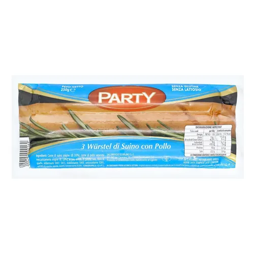 Сосиски свинячі Рarty 250г