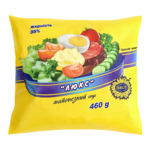 Соус майонезний 35% Люкс Бест м/у 460г