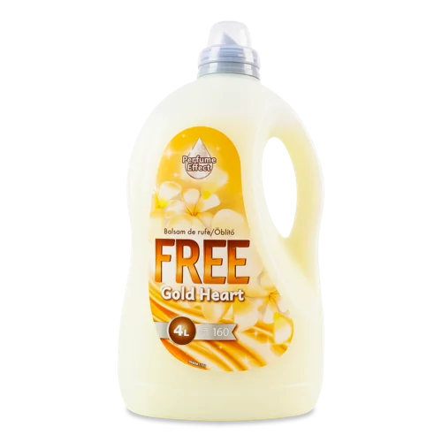 Кондиціонер-ополіскувач Gold Heart Free, 4л, безфосфатний