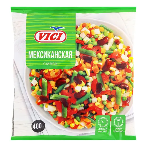 Суміш овочева глибокого заморожування Мексиканська Vici м/у 400г