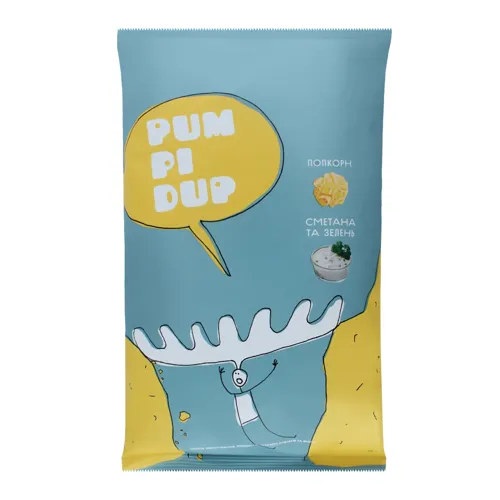 Попкорн зі смаком сметани та кропу Pumpidup м/у 90гр