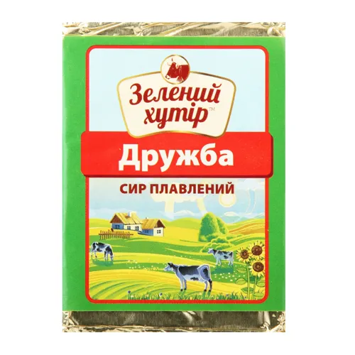 Сир плавлений 50% Дружба Зелений Хутір м/у 90г