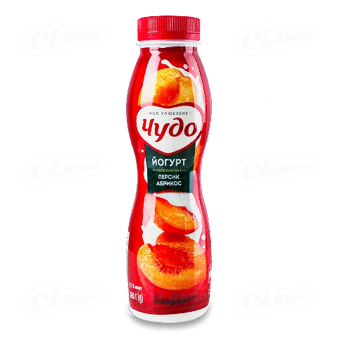 Йогурт Чудо Персик-абрикос 2,5% 520г