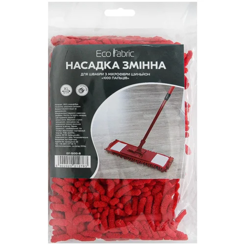 Насадка для швабри Eco Fabric Макарон змінна 40см