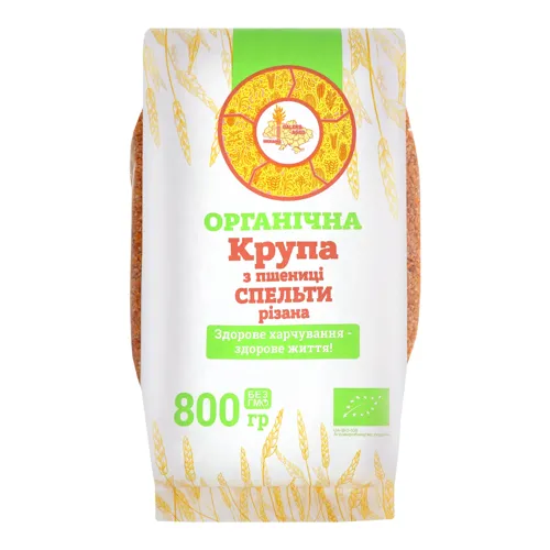 Крупа з пшениці спельти різана органічна Галекс-Агро м/у 800г