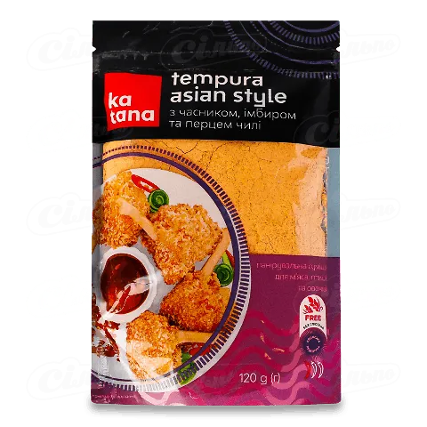 Суміш панірувальна Katana Tempura Asian Style, 120г