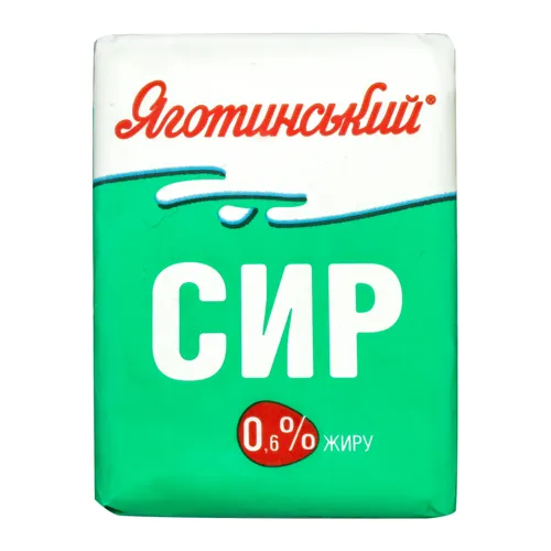 Сир кисломолочний нежирний Яготинський м/у 200г