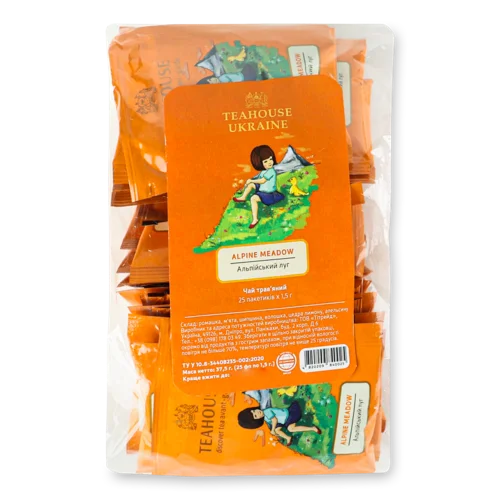 Чай Teahouse Альпійський Луг, вищого ґатунку, в/к, 20г