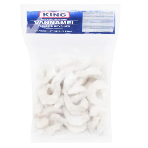 Креветка King Vannamei очищена в глазурі заморожена 16/20 750г
