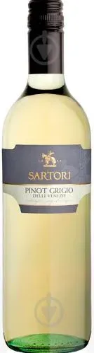Вино Sartori Pinot Grigio Delle Venezie біле сухе 12% 0,75л