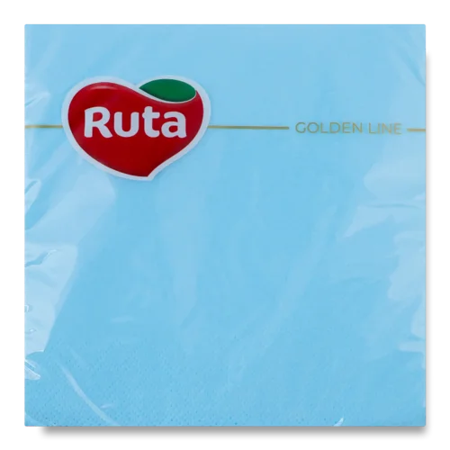Серветки Ruta блакитні 3-шарові 33х33 см