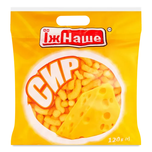 Кукурудзяні Палички З Смаком Сиру ЇжНаше, м/у 120г