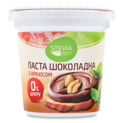 Шоколадна Паста З Арахісом Stevia, 130г