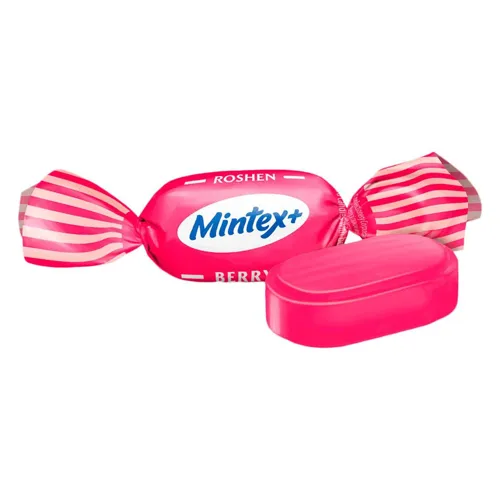 Карамель Roshen Mintex+ Berry лісові ягоди, ментол