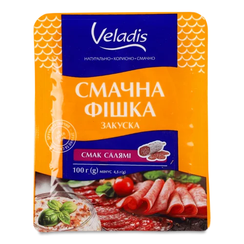 Закуска В/К Зі Смаком Салямі Смачна Фішка Veladis, 100г