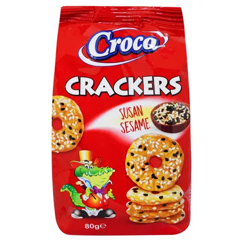 Крекер Croco з кунжутом 80г