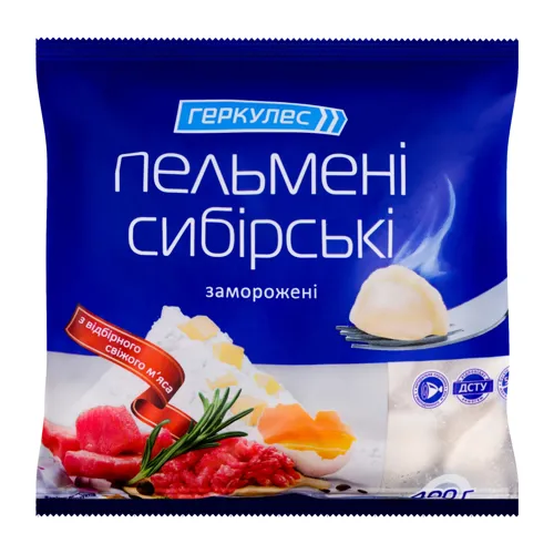 Пельмені Сибірські Геркулес м/у 400г
