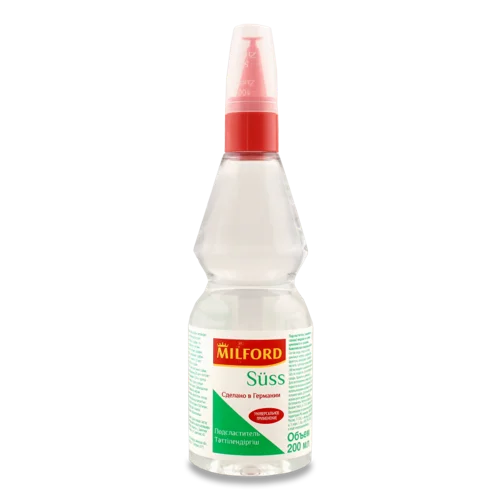 Підсолоджувач Рідкий Milford, Вищого Ґатунку, П/Пл 200 Мл