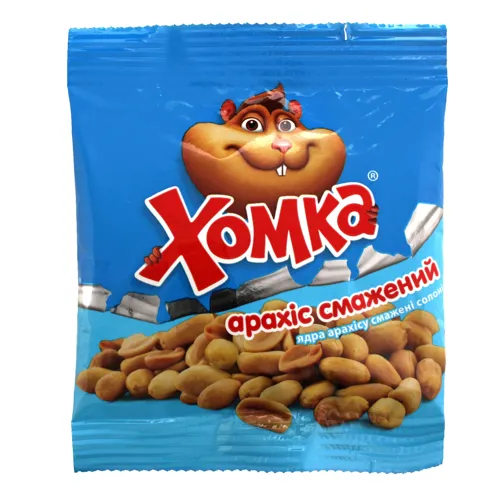 Арахіс смажений солоний Хомка м/у 80г