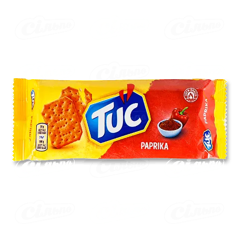 Крекер Tuc солоний зі смаком паприки 100г