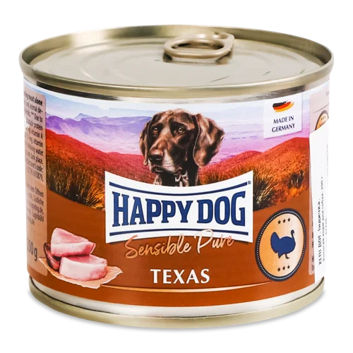 Корм Для Собак Happy Dog Sens Pure З Індейкою, В/ґ, 1кг