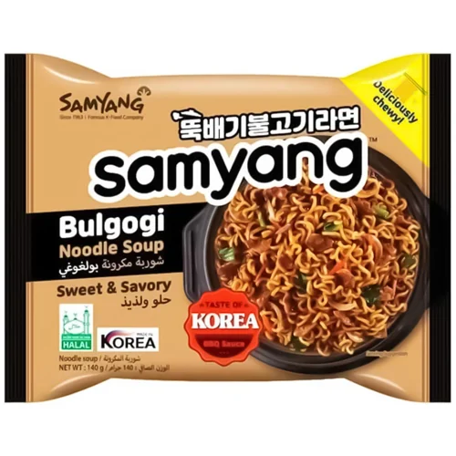 Лапша Samyang Bulgogi Рамен зі смаком яловичини 140г