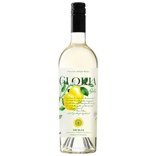 Вино Mare Magnum Gloria Grillo Organic біле сухе 13% 0,75л