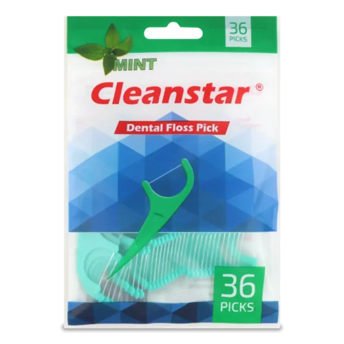 Нитка-флос зубна Cleanstar м'ятна