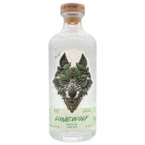 Джин LoneWolf Mexican Lime  Cactus Gin 38% 0,7л