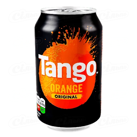 Напій безалкогольний газований Tango Orange у скляній банці, 0,33л