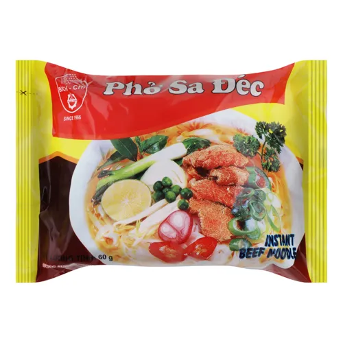 Локшина рисова швидкого приготування зі смаком яловичини Bich-Chi м/у 60г