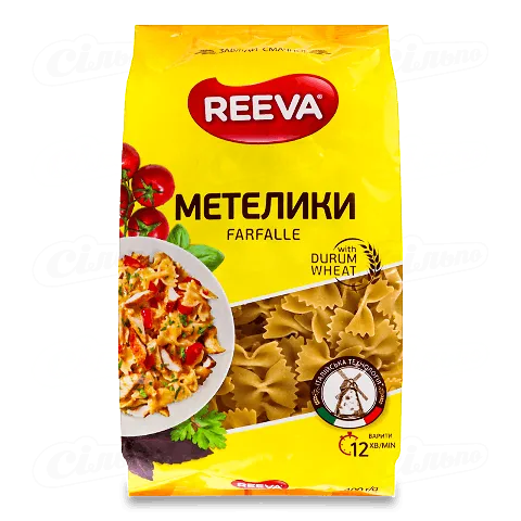 Вироби макаронні Reeva Метелики, 400г