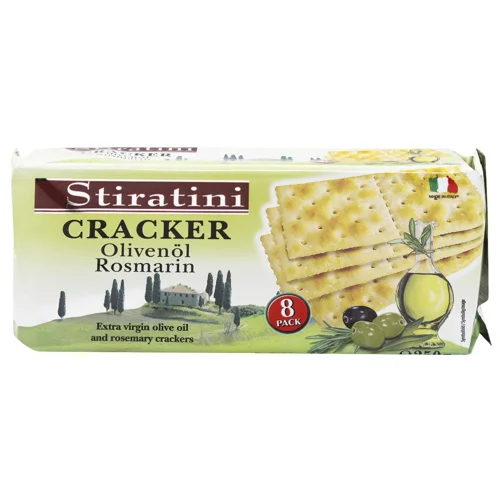 Крекер Stiratini з оливковою олією та розмарином 250г