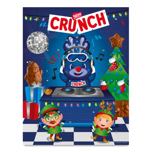 Набір Фігур З Молочного Шоколаду З Рисовими Кріпсами, Адвент Календар, Картонна Упаковка, 182г