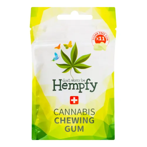 Гумка жувальна зі смаком коноплі та лайму Cannabis Hempfy д/п 26.4г